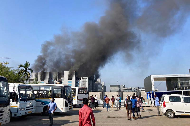 5 killed in blaze at COVID vaccine producer Serum Institute of India